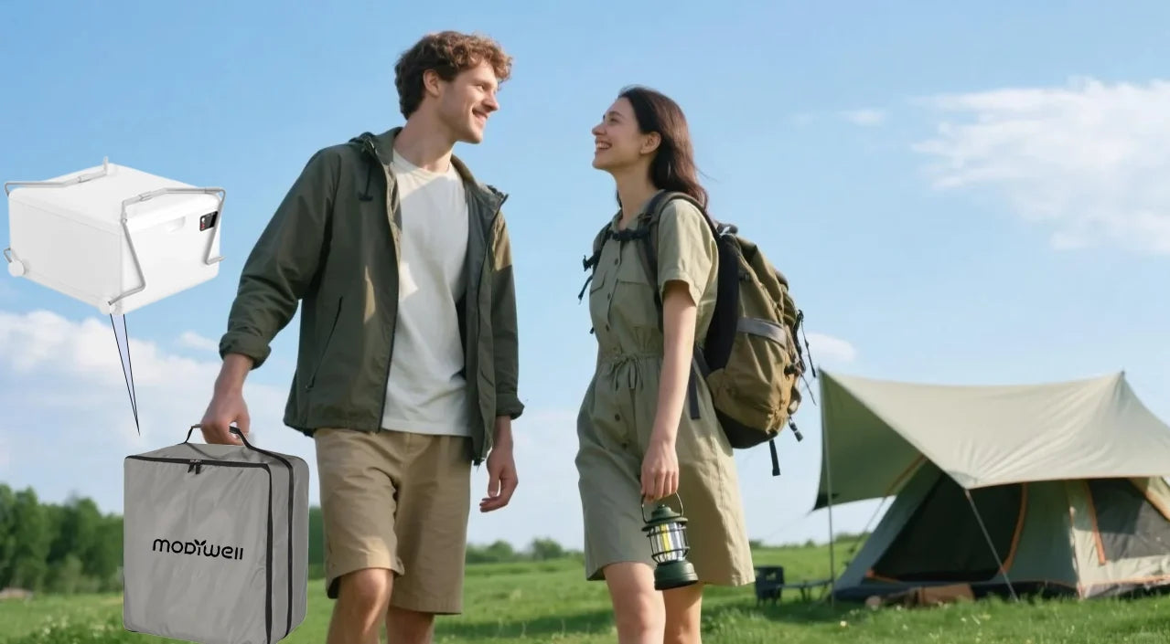 Carry a Modiwell portable toilet for camping