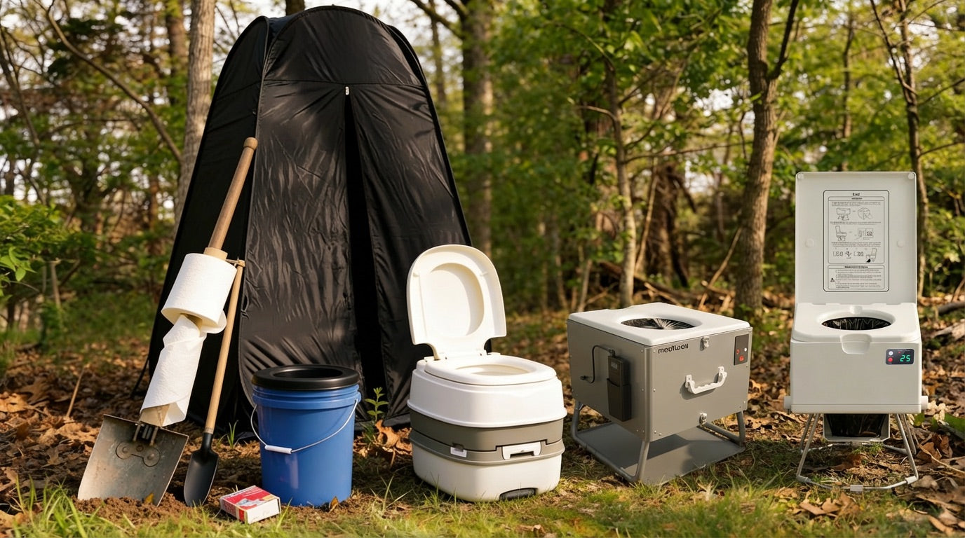 Comparing 3 Campsite Toilet