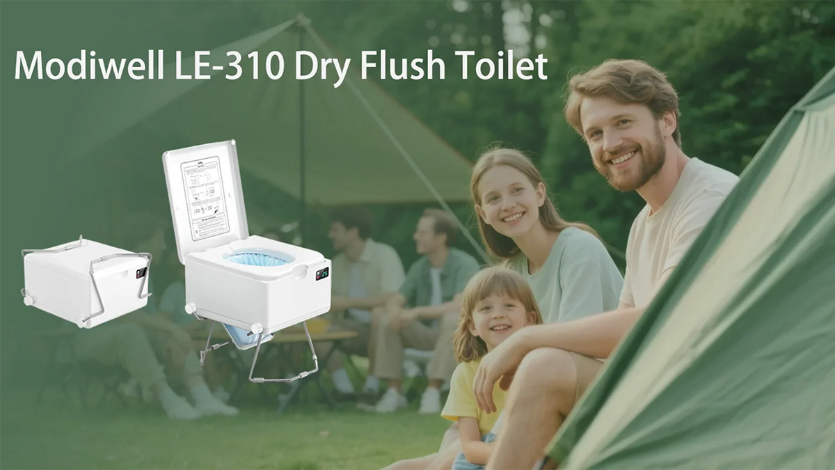 Modiwell LE-310 Dry Flush Sealing Toilet for camping