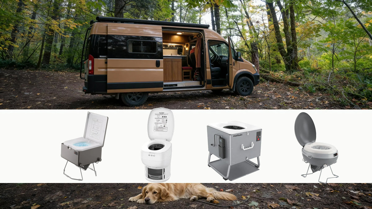 Comparing Modiwell: LE-310, LE-330, R1808 & PT-830 Dry Flush toilet
