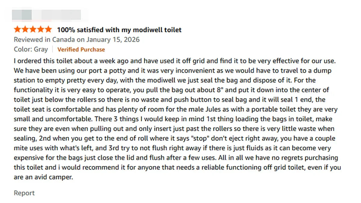 No More Dump Stations: Modiwell Off-Grid Toilet Review