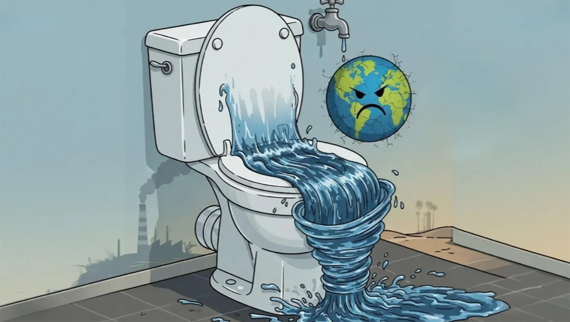 Traditional toilets are water-consuming and not environmentally friendly