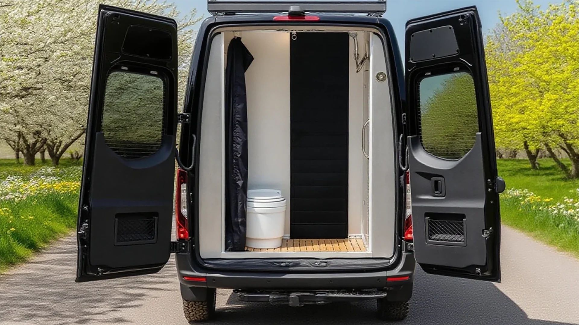 Van with Toilet