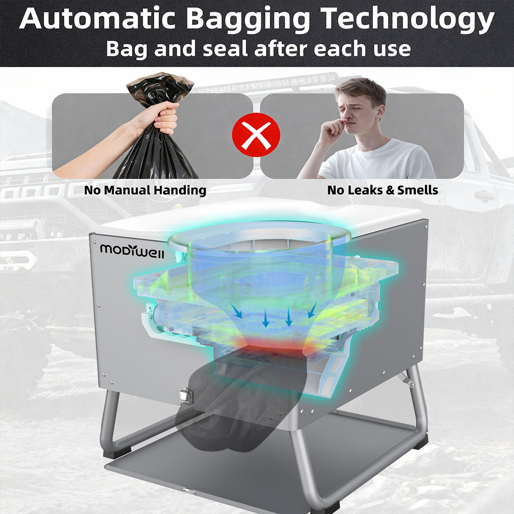 Modiwell-PT-830-dry-flush-toilet-automatic-bagging-technology