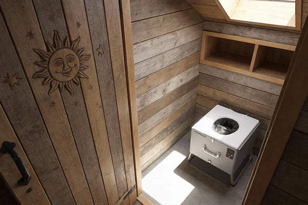 Modiwell PT-830 Dry Flush toilet for shed