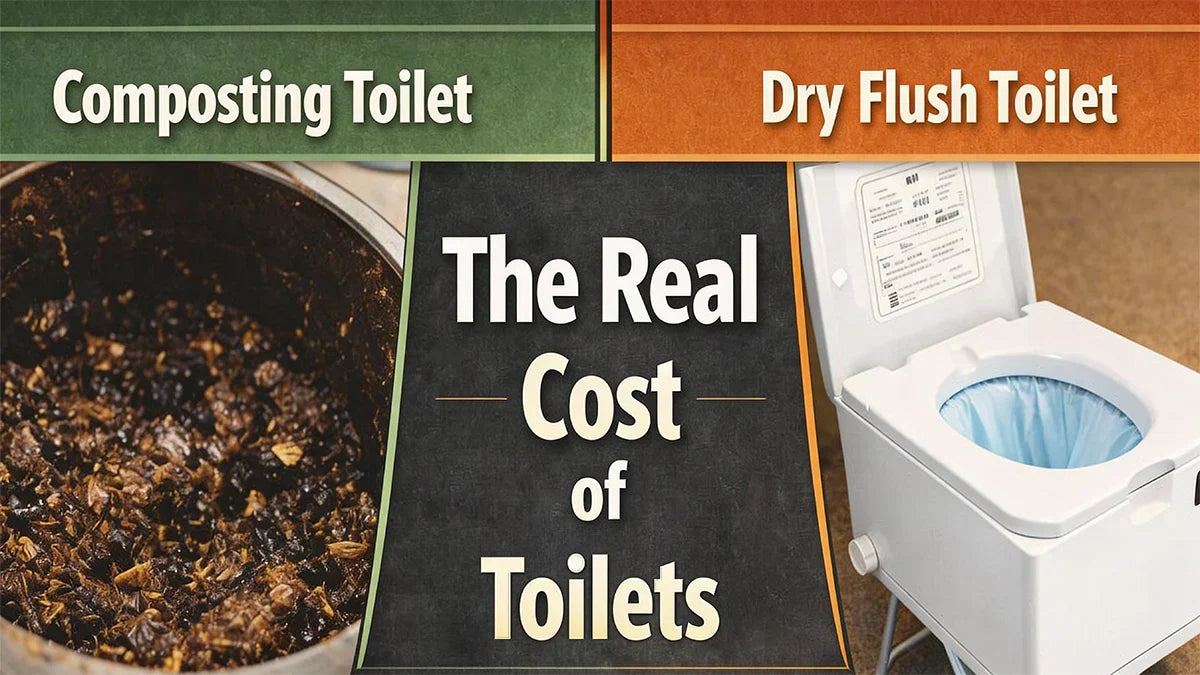 Composting Toilet Cost vs. Dry Flush Toilet Cost