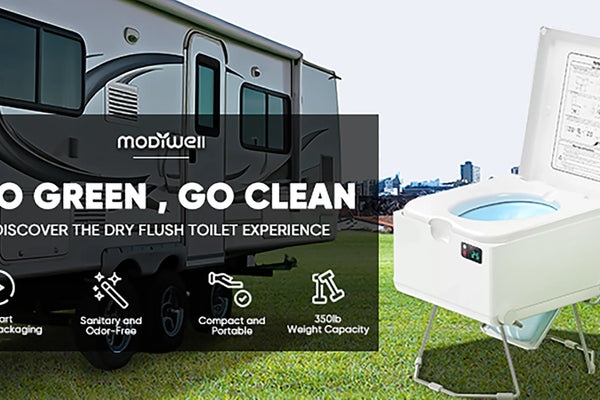 Modiwell dry flush toilet does not require a septic tank
