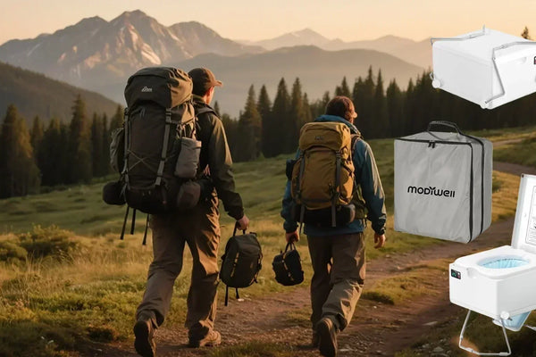 Modiwell portable hiking toilet