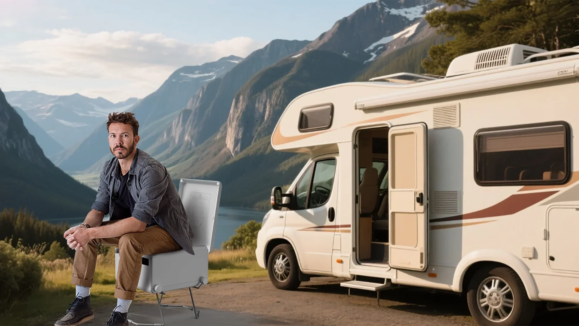 Modiwell portable toilet for long trips