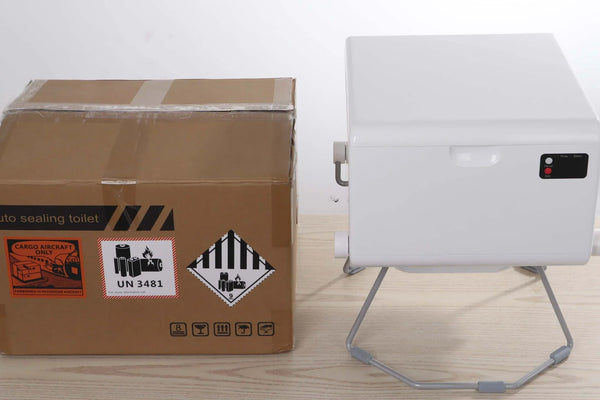 Modiwell portable toilet packaging and transportation