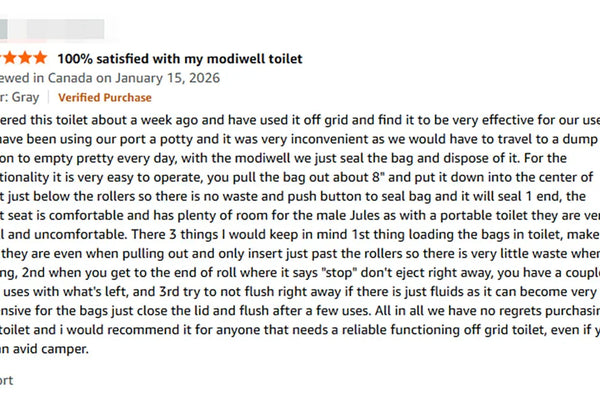 No More Dump Stations: Modiwell Off-Grid Toilet Review
