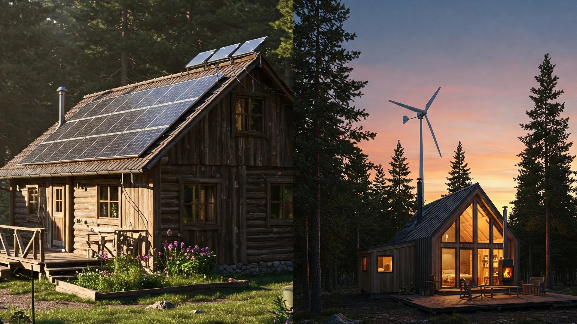 Off-grid living electricity
