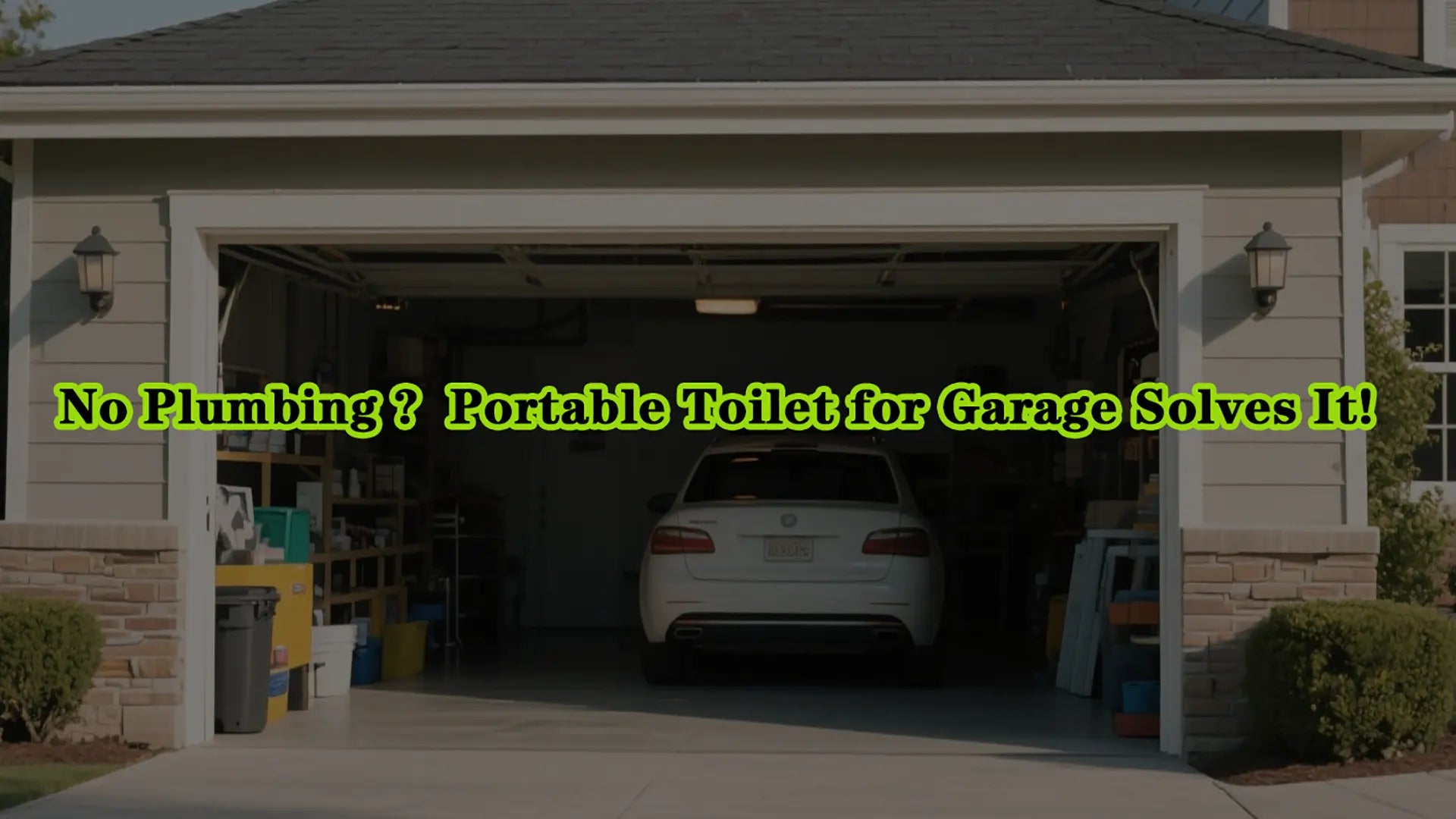 Portable Toilet for Garage