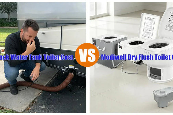 RV Black Tank Cost vs Modiwell Dry Flush Toilet Cost: A Real Comparison