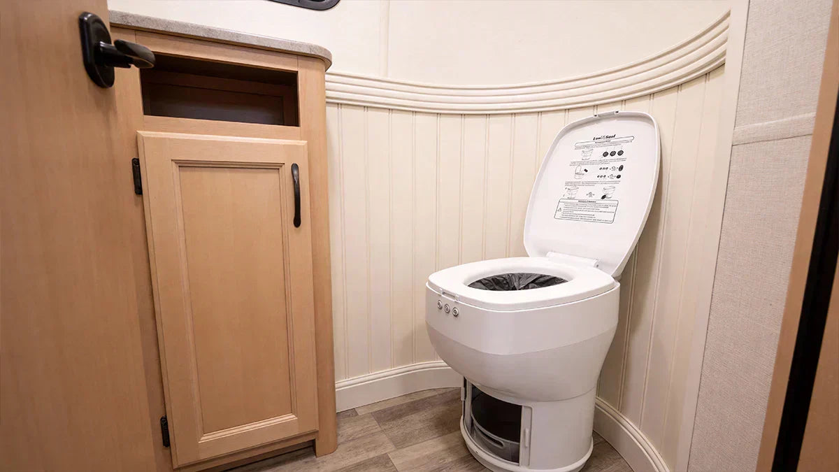 RV toilet type for Modiwell dry flush RV toilet