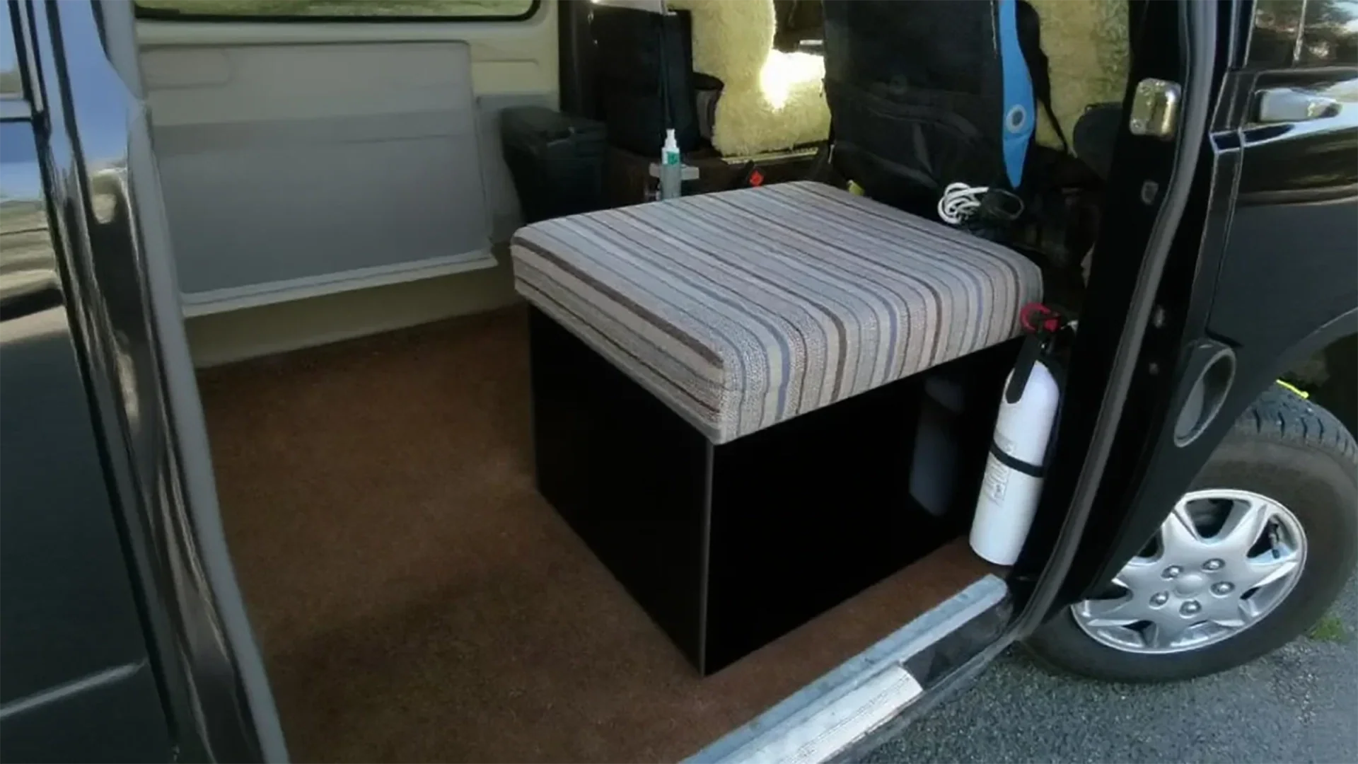 Small RV camping toilet