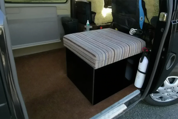 Small RV camping toilet