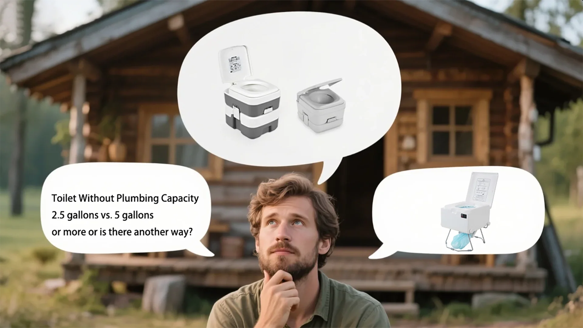 Toilet Without Plumbing Capacity