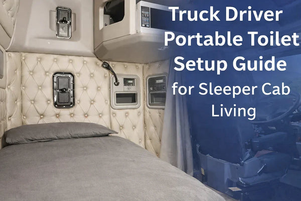 Truck Driver Portable Toilet Setup Guide for Sleeper Cab Living