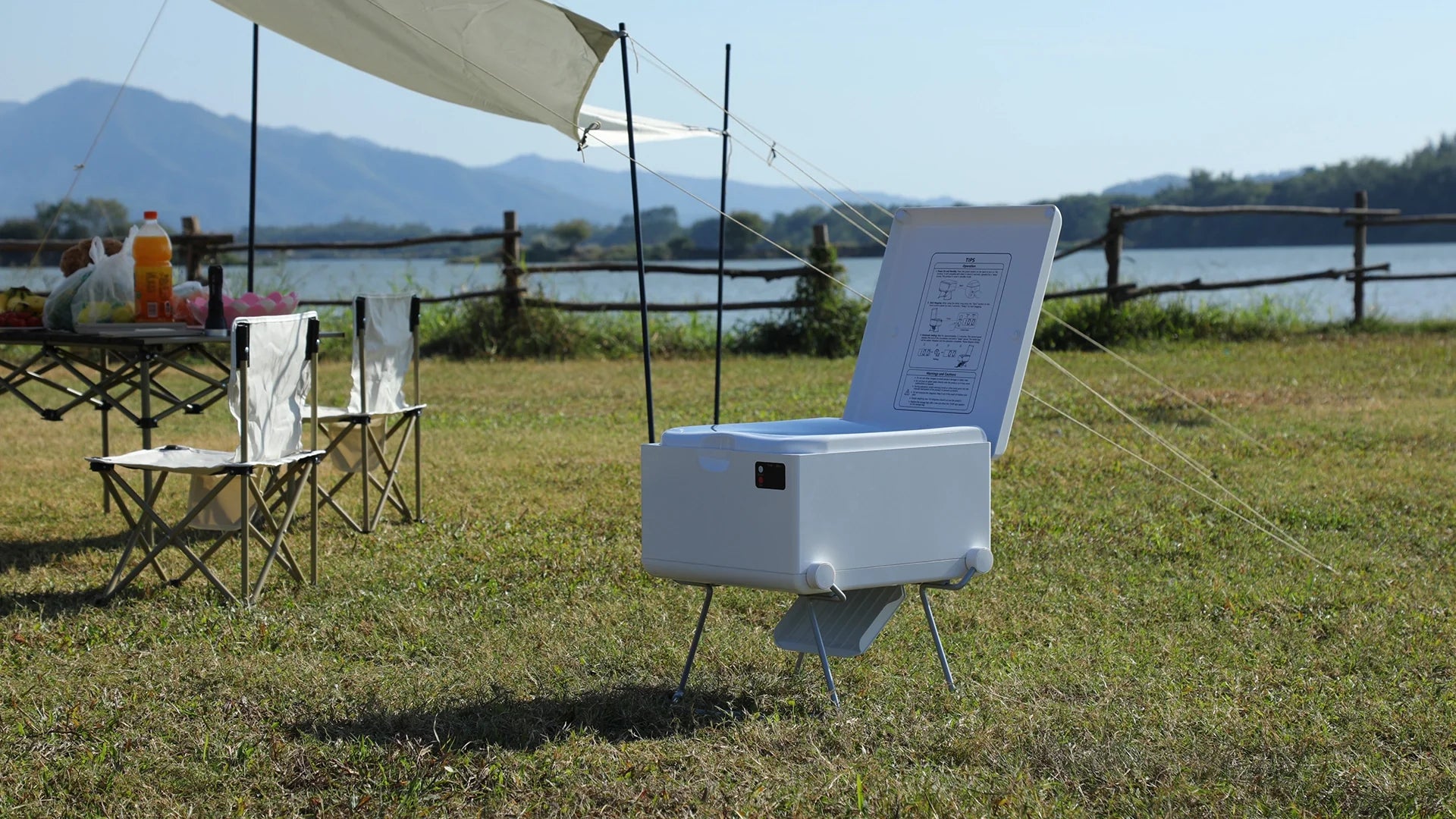 modiwell dry camping toilet