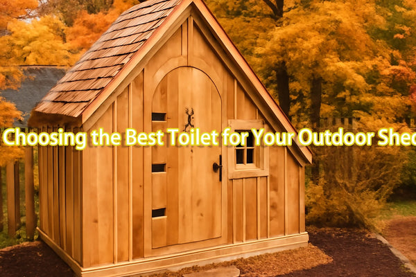 toilet for your outdoor shed