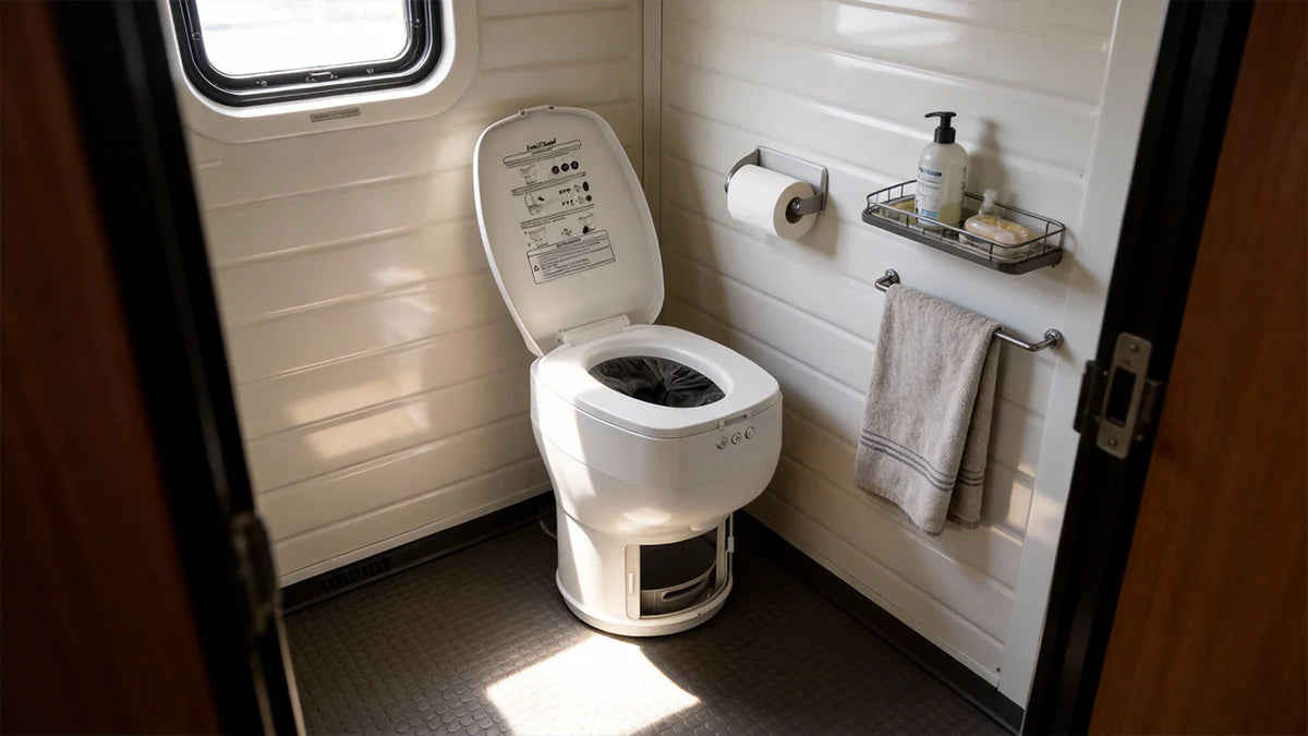Waterless RV Toilet