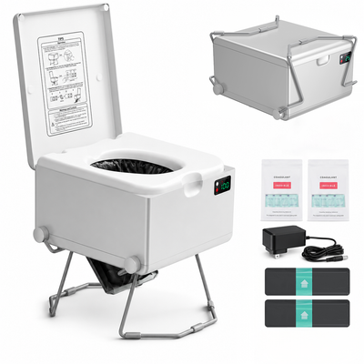 Modiwell EVO LE-310 Portable Dry Flush Toilet with LooSeal Waterless Sealing
