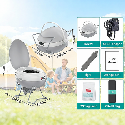Modiwell LE-330 Dry  Flush Toilet Standard Configuration and Dimensions