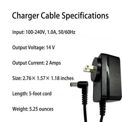 Modiwell Distributors）R1808 RV Dry Flush Toilet AC-DC 14V 2A Power Supply Adapter