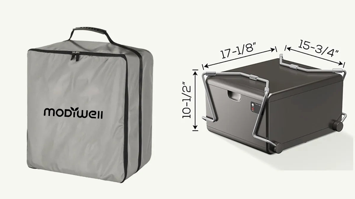 Modiwell LE-310 Dry Flush Portable Toilet Convenient