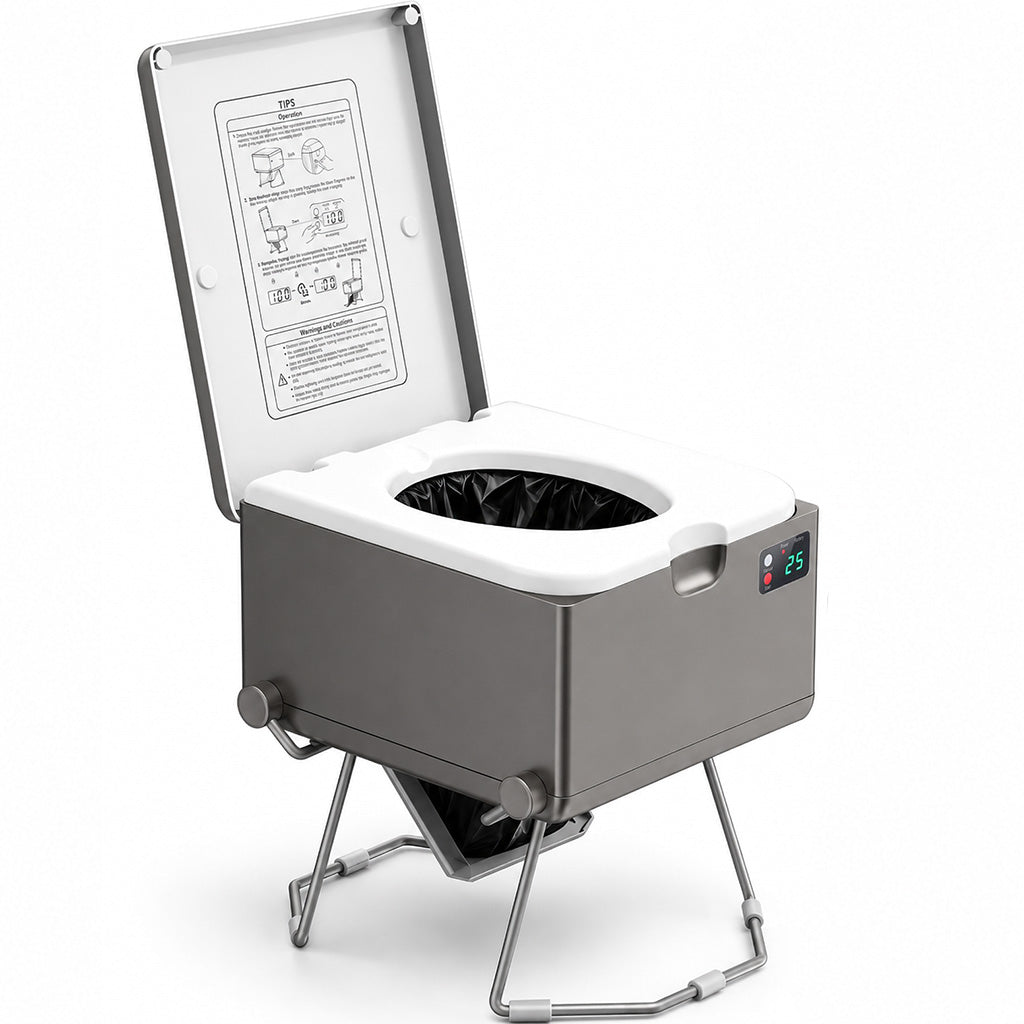 Modiwell EVO LE-310 Portable Dry Flush Toilet with LooSeal Waterless Sealing