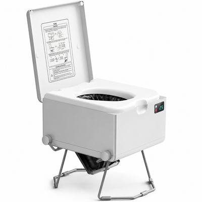 Modiwell EVO LE-310 Portable Dry Flush Toilet with LooSeal Waterless Sealing